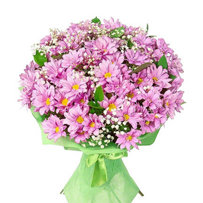 Bouquet of chrysanthemums "Pure beauty"